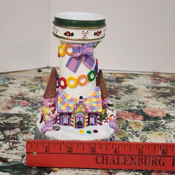 Danbury Mint Lighthouses of Christmas Candlesticks Set  3 Cheryl Spencer Collin - Picture 8 of 11